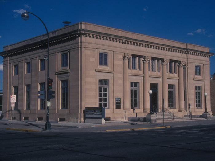 vintage office building Williston ND