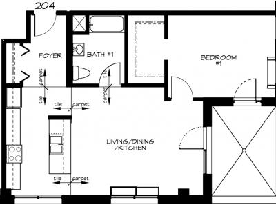 Renaissance Saint Luke floor plan