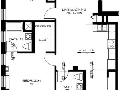 Renaissance Saint Luke floor plan